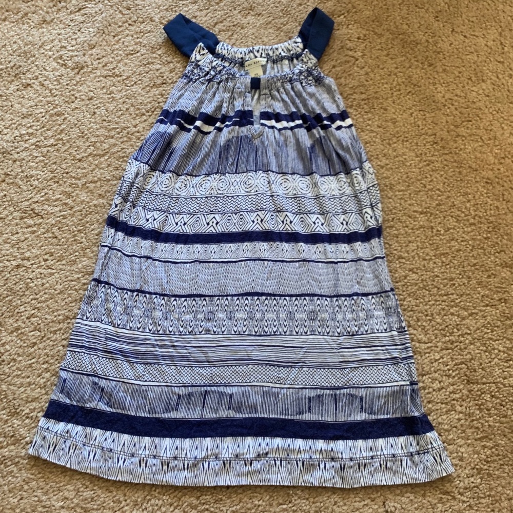 Banana Republic tank blue white sz XS